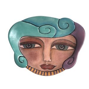 Kimberly Willcox for Silvestri Tickle Your Soul Ceramic Face Plate